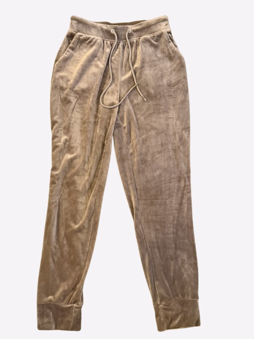 Y2K Brown Velour Sweatpant Jogger Loungewear Womens Sz XS Truth by Republic